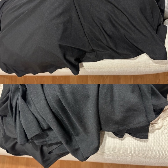 Mac Duggal Long Sleeve Lace Illusion Gown Maxi Dress 67143F Black Size 22W - Picture 8 of 8